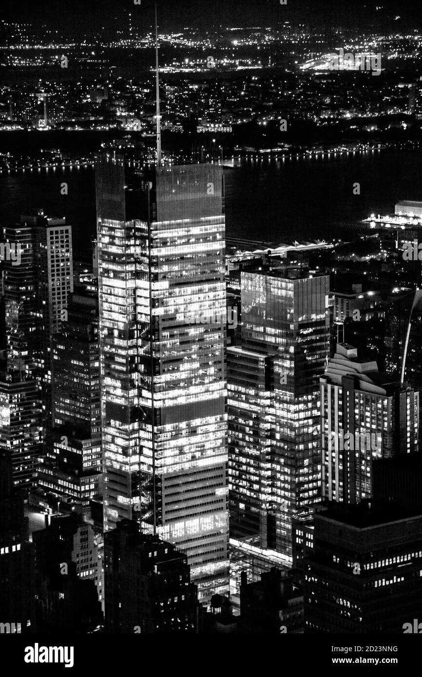 Viaggi e paesaggio urbano, immagini della gente a Manhattan, New York, Stati Uniti d'America Foto Stock