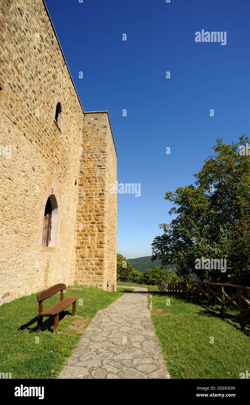 Castello normanno, Castel Lagopesole, Basilicata, Italia Foto Stock