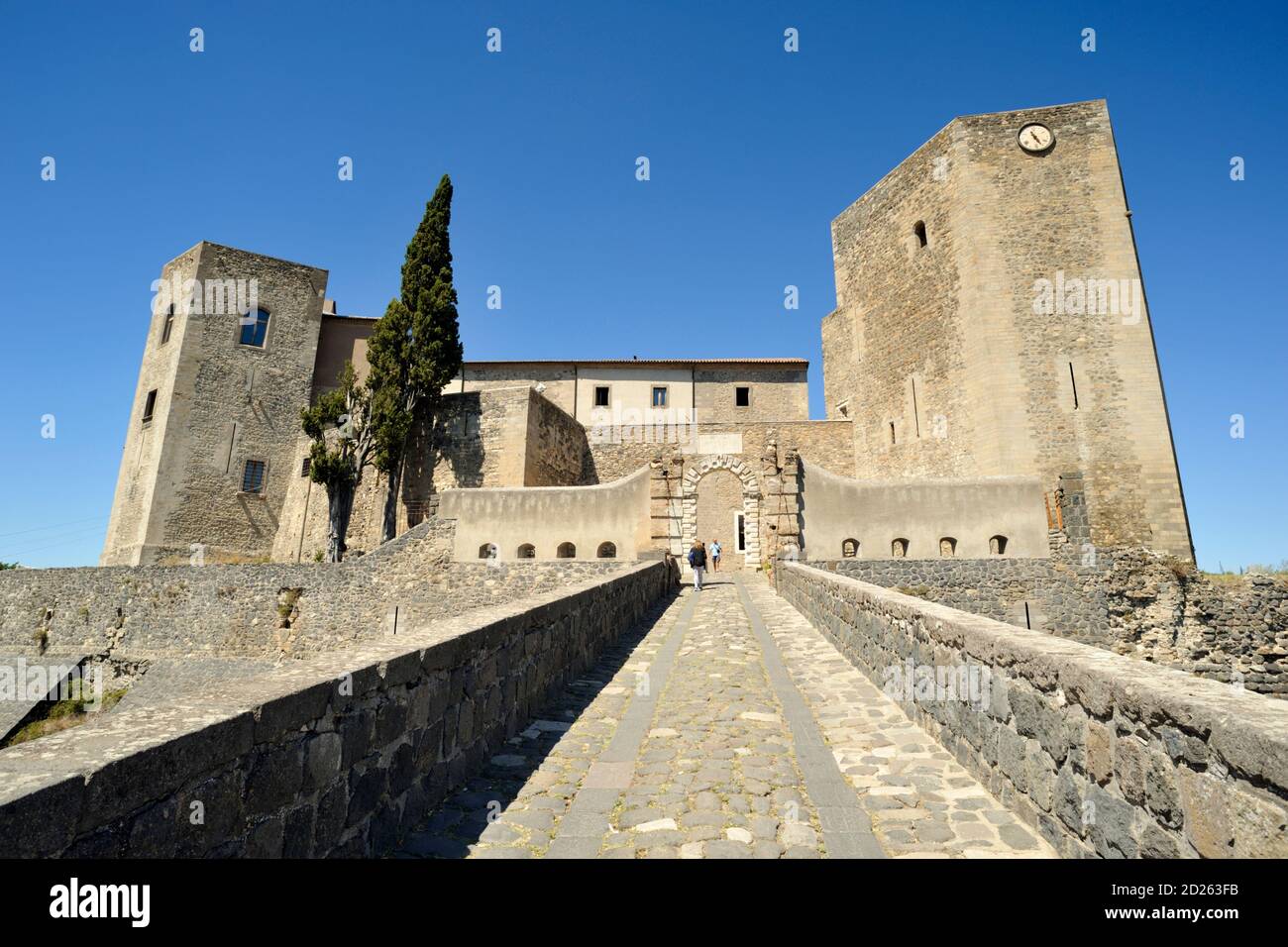 Italia, Basilicata, Melfi, castello normanno di Federico II Foto Stock