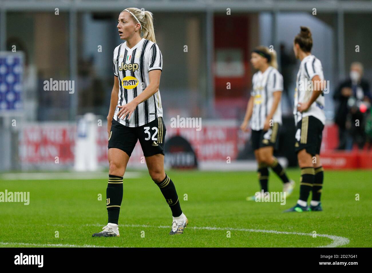 inda Sembrant (Juventus FC) durante AC Milan vs Juventus Donne, Campionato Italiano di Calcio Serie A Donne, Milano, Italia, 05 Ott 2020 Credit: LM/Frances Foto Stock