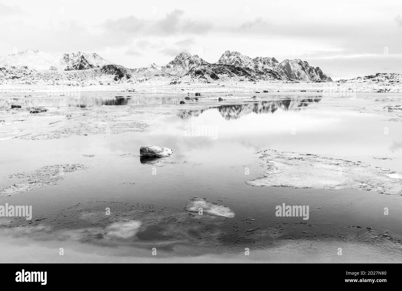 Arcipelago delle Lofoten, Nordland county, Norvegia, a nord del circolo polare artico, Europa Foto Stock