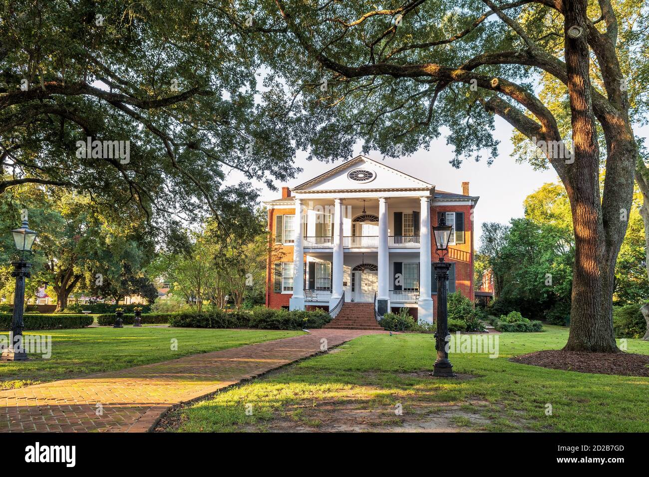 Rosalie Mansion, casa anteguerra a Natchez, Mississippi, Stati Uniti. Foto Stock