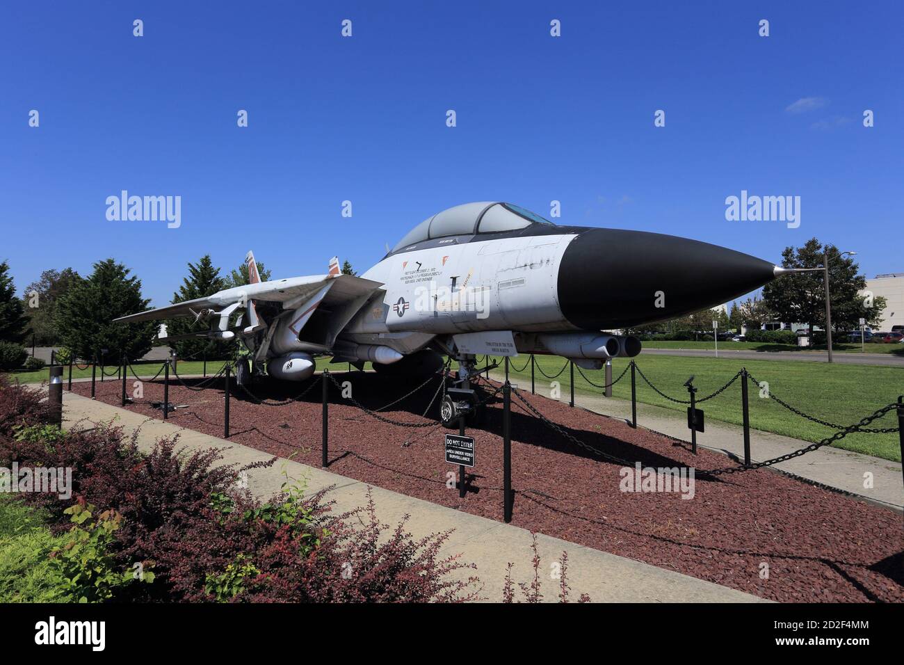 Grumman F-14D Tomcat jet in esposizione permanente Bethpage Long Isola di New York Foto Stock