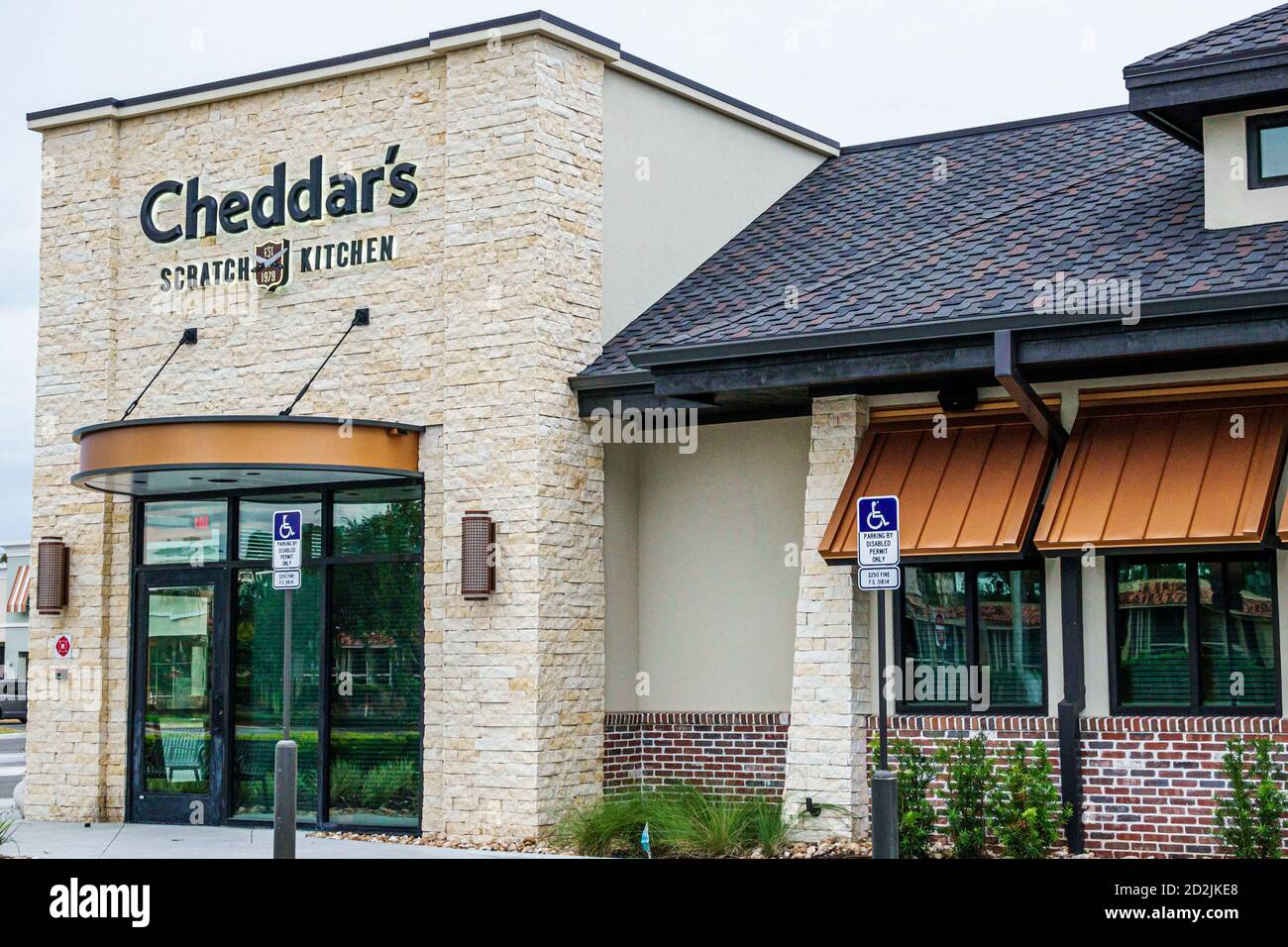 Orlando Florida, Cheddar's Scratch Kitchen, ristorante ristoranti, ristoranti, ristoranti, ristoranti, ristoranti, ristoranti, ristoranti, caffè, bistrot, esterno, ingresso anteriore esterno, clo Foto Stock