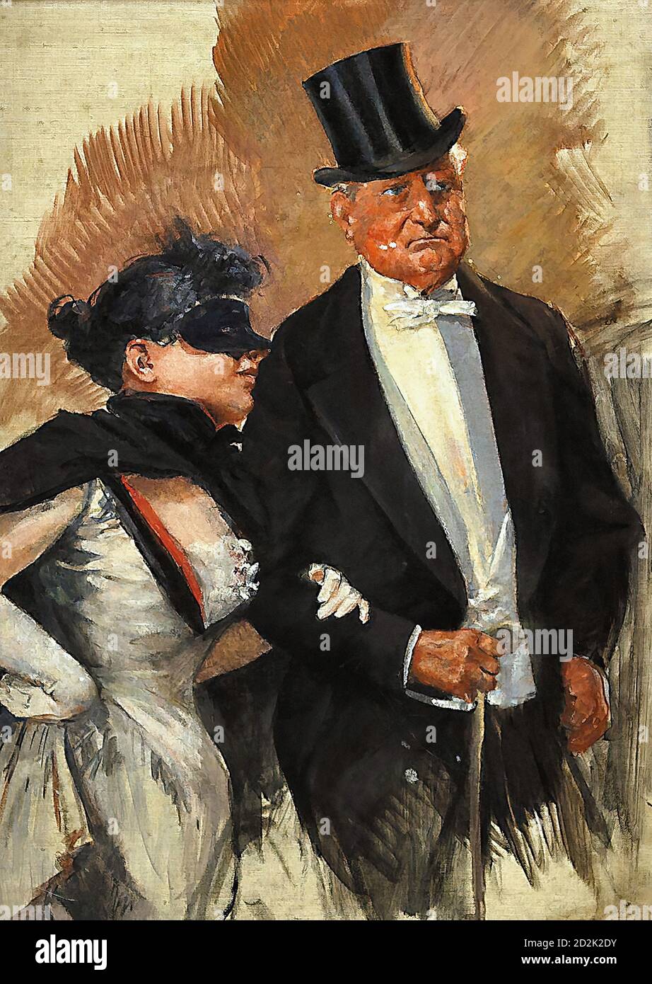 Engelhart Josef - Ballsaison - Scuola austriaca - XIX secolo Foto Stock