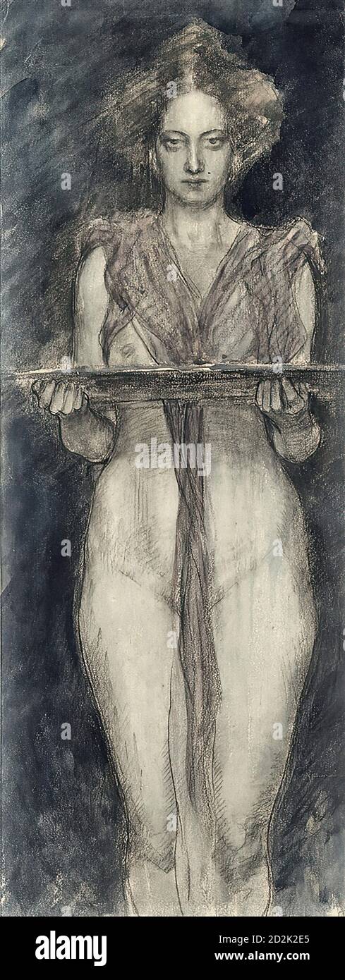 Engelhart Josef - Salome - Scuola austriaca - XIX secolo Foto Stock