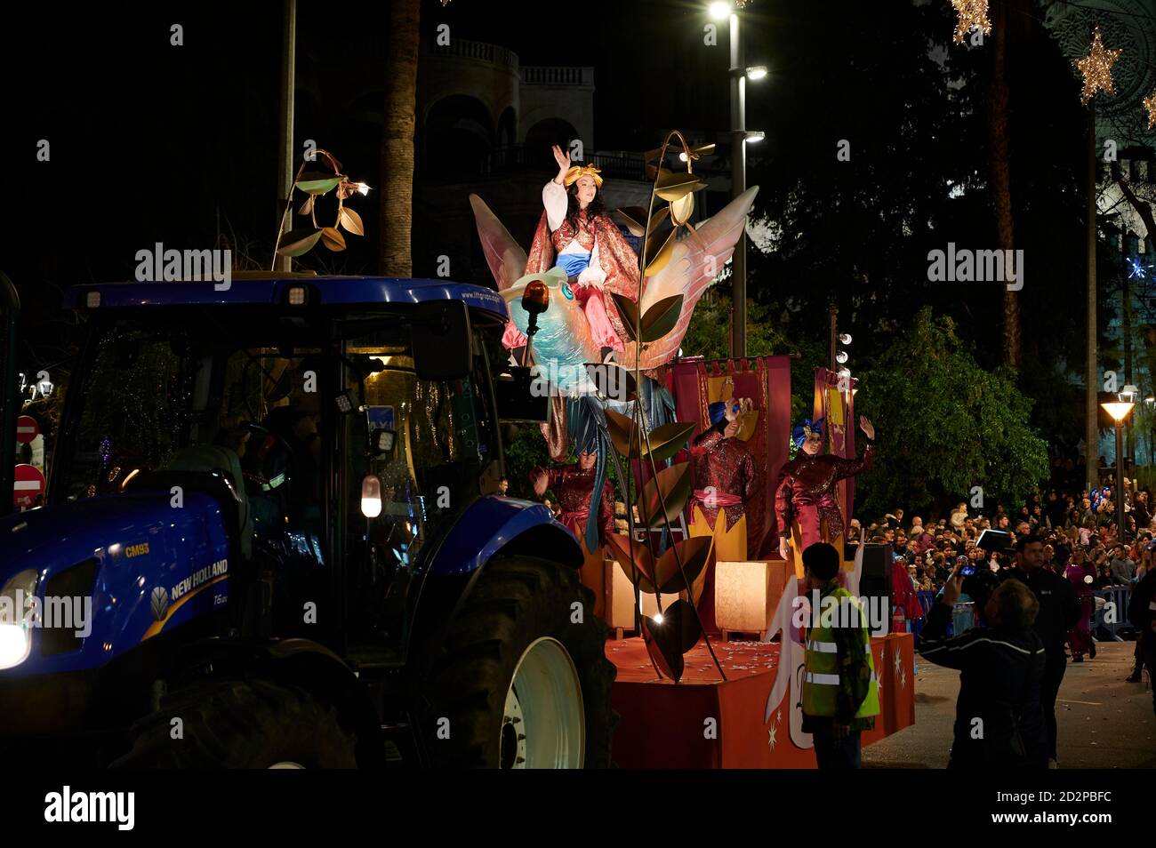 Three Kings Parade, Palma, Mallorca, Spagna Foto Stock