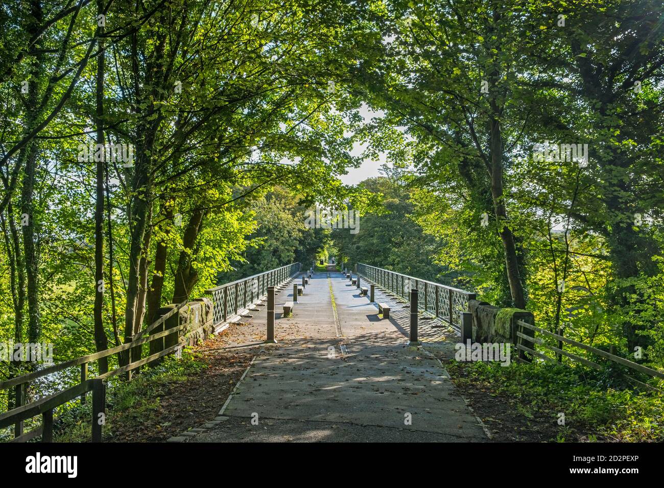 Crok o' Lune bridge Lancashire Regno Unito Foto Stock