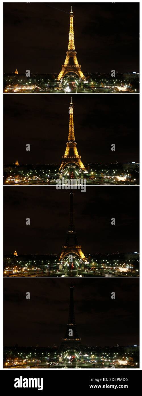 France Shows Eiffel Tower Immagini e Fotos Stock - Alamy