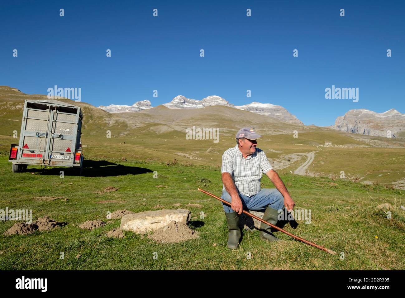 Parque nacional de Ordesa y Monte Perdido, comarca del Sobrarbe, Huesca, Aragón, cordillera de los Pirineos, Spagna Foto Stock