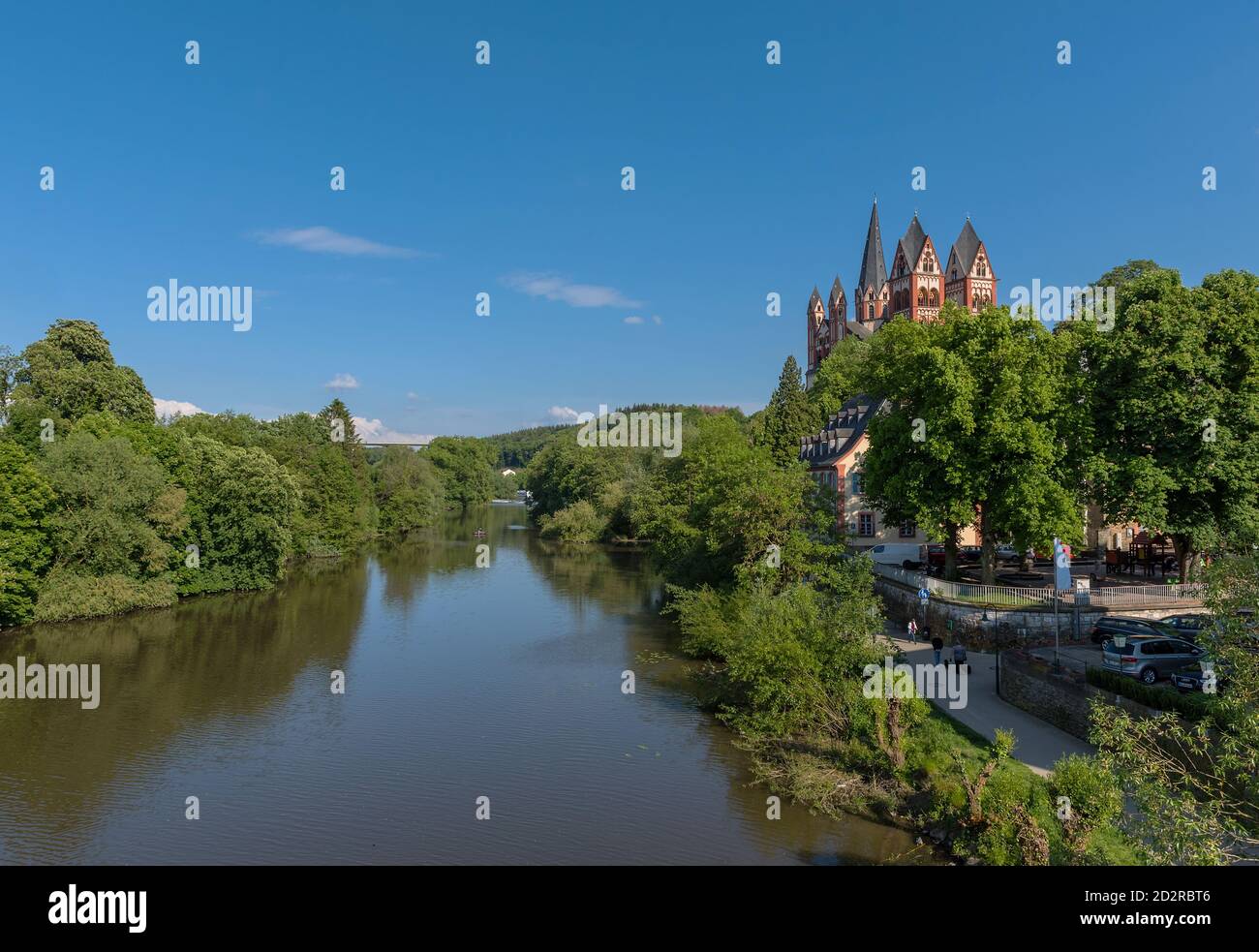 La Cattedrale cattolica di Limburgo, San Giorgio, Assia, Germania Foto Stock