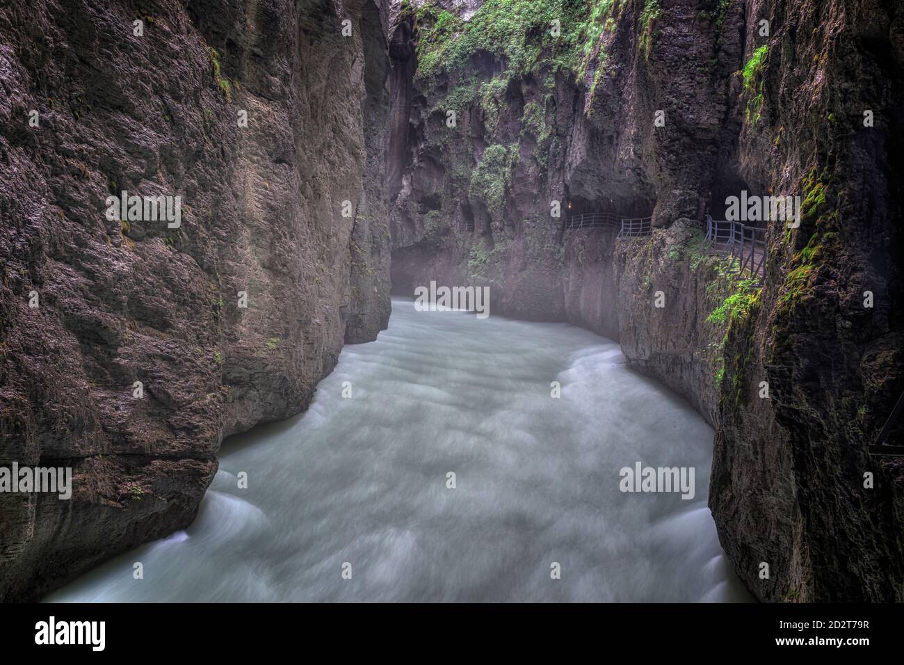 Aare Gorge, Meiringen, Berna, Svizzera, Europa Foto Stock