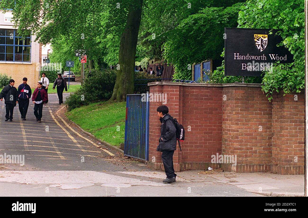 Handsworth Wood Boys School a Birmingham, una delle scuole nominate su una lista di Inghilterra fallire scuole identificate dal governo oggi (Martedì). Foto di DAVID JONES/PA. Vedi PA Story EDUCATION failing. Foto Stock