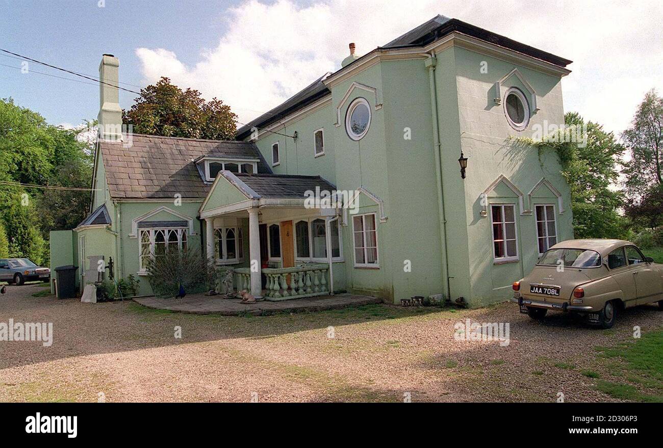 Il Wellow Park, Romsey, Hampshire, casa di Julia Clark. Julia, accusata di tenere il marito multi-milionario prigioniero in casa sua, ha detto che è stata devastata da una decisione della Corte d'appello di tagliare il suo premio di divorzio liquidazione da George Clark, 85. Foto Stock