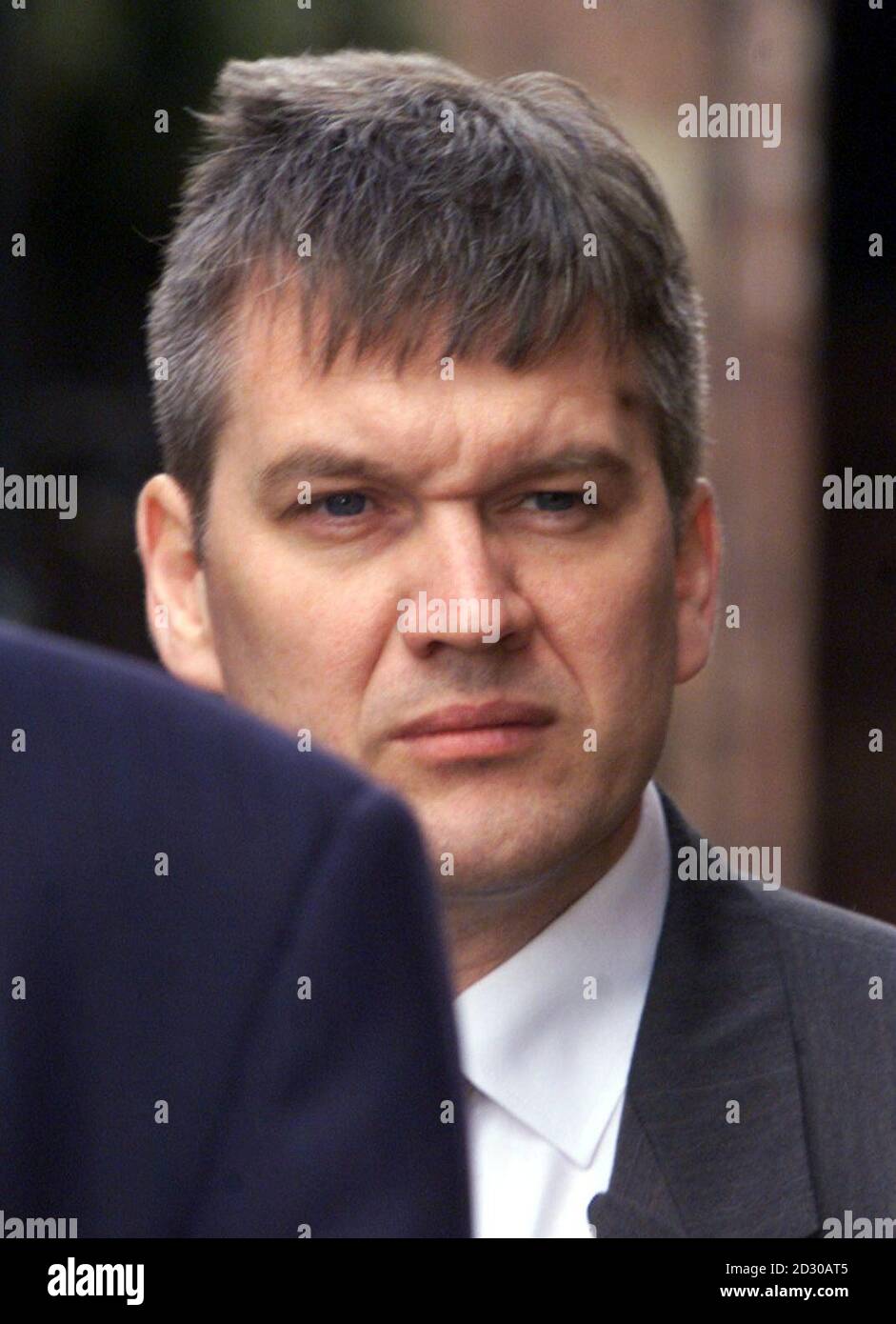 Il dottor Jonathan Chamberlain, 37 anni, arriva alla Newcastle Crown Court il terzo giorno del suo processo. Chamberlain è accusato del rapimento e dell'assalto di due amanti donne dopo che lo hanno confrontato circa la sua infedeltà. Foto Stock