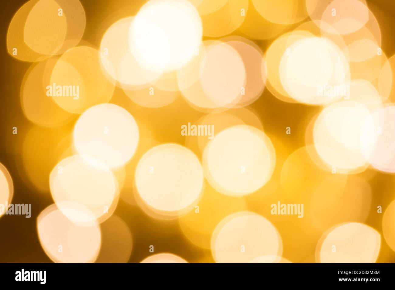 Sfondo astratto sfocato delle vacanze, con luci bokeh Foto Stock