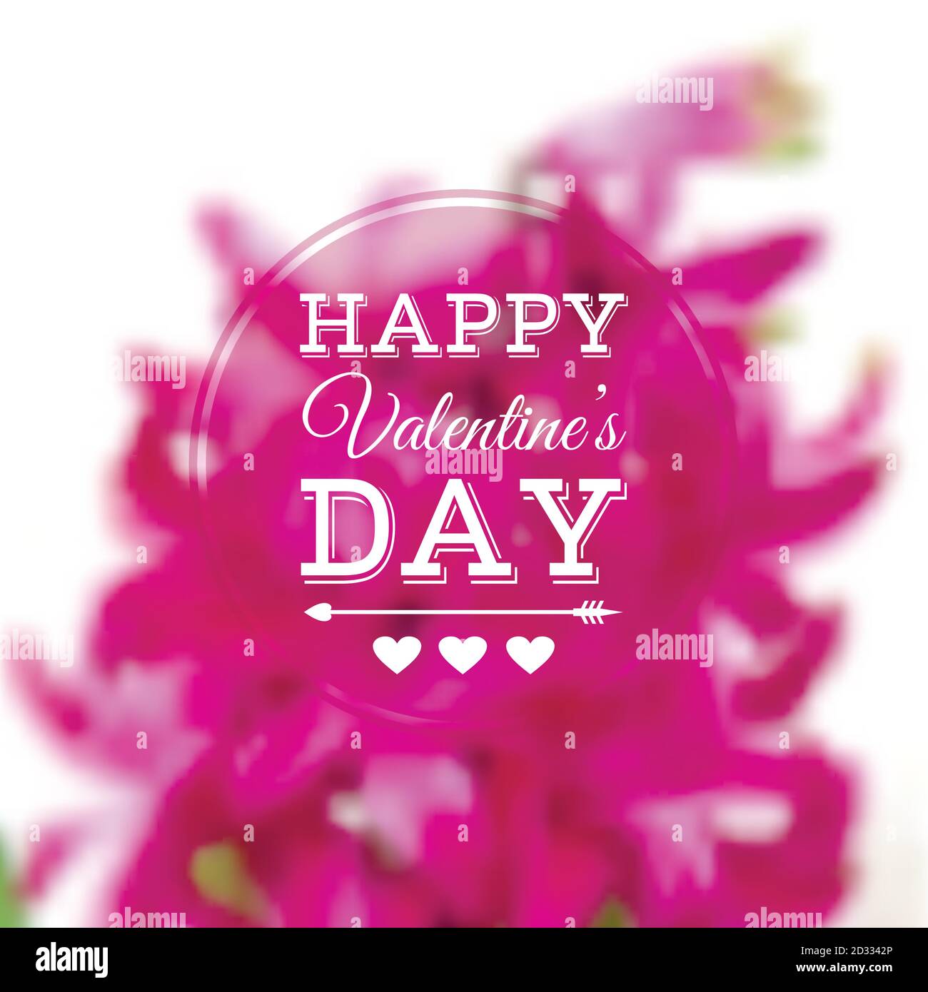 Vector biglietto di auguri per il giorno di San Valentino Illustrazione Vettoriale