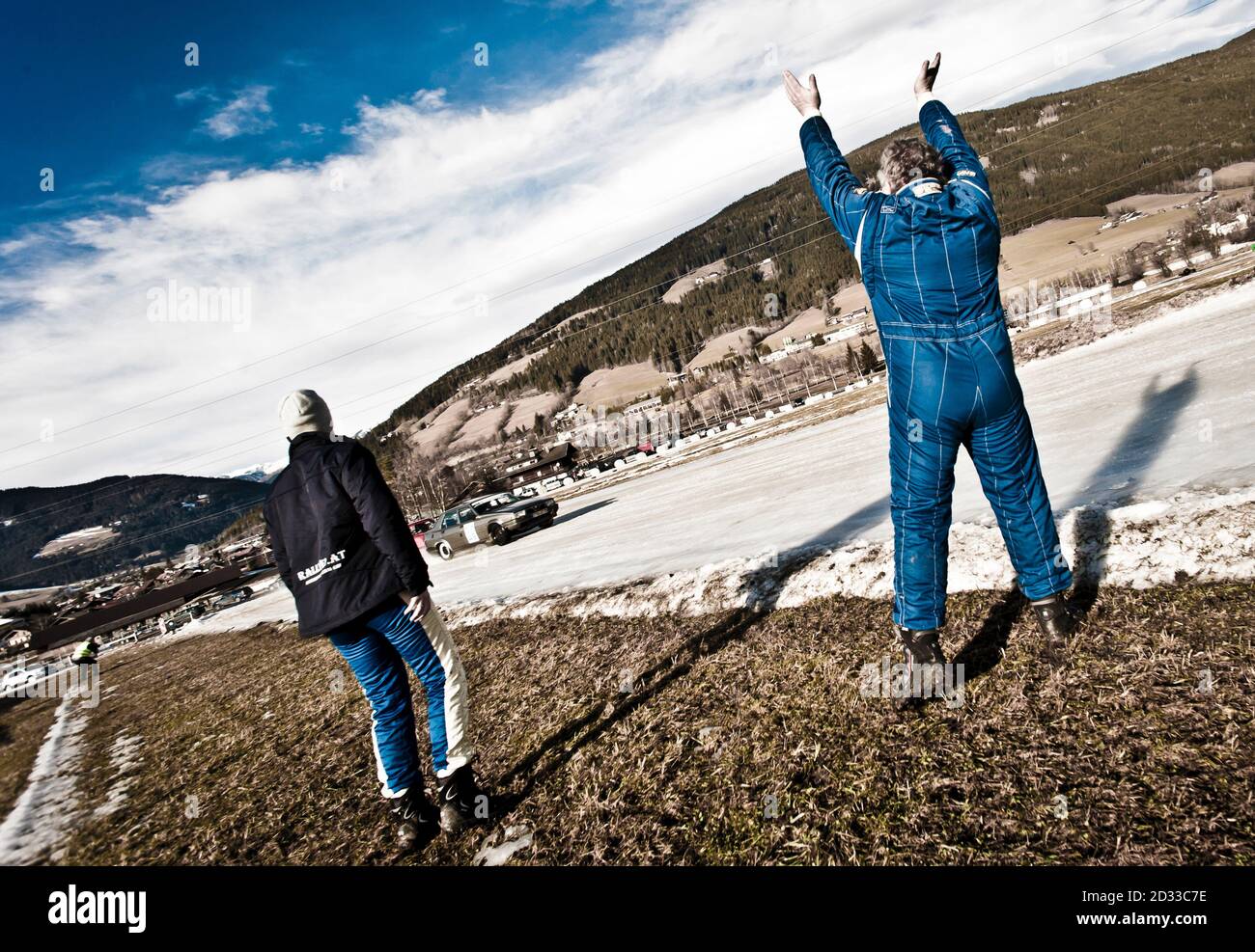 ALTENMARKT, AUSTRIA - 18 GENNAIO 2014: Storico Ice Trophy Foto Stock