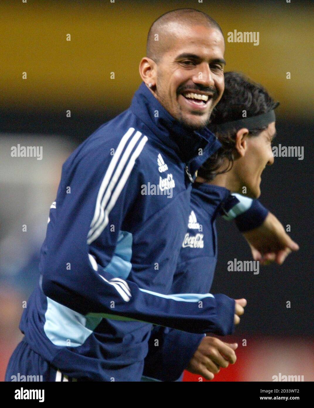 Juan sebastian veron 2002 world cup immagini e fotografie stock ad