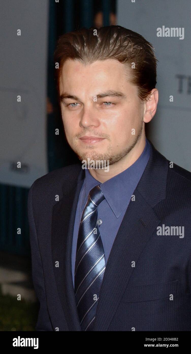 Arriva Leonardo di Caprio. Foto Stock