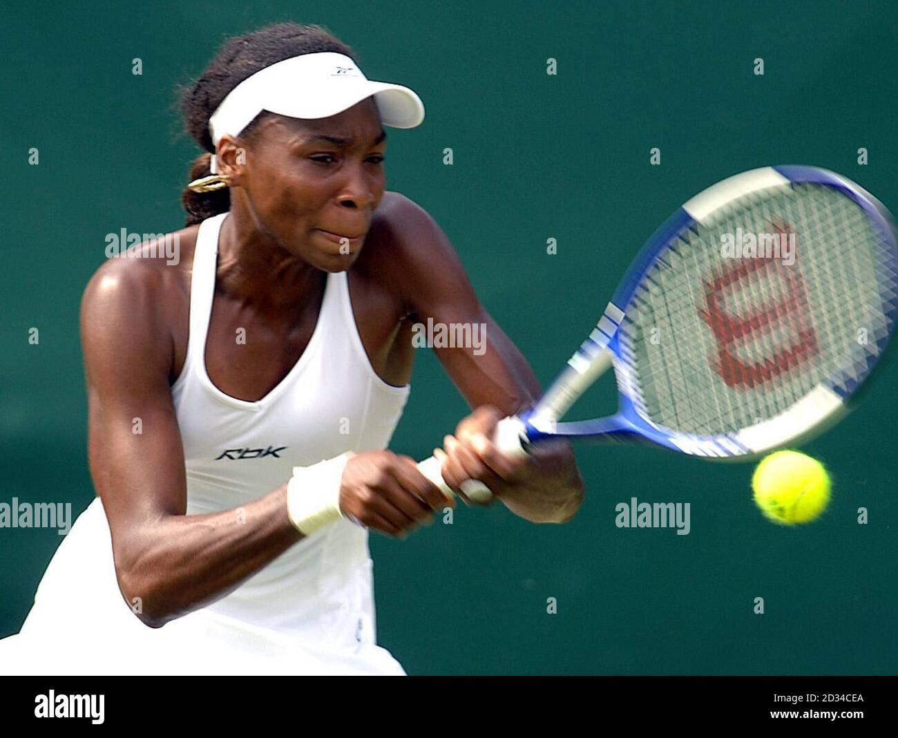 Stati Uniti Venus Williams. Venus Williams sconfisse Jill Craybas 6-0, 6-2. Foto Stock Stati Uniti Venus Williams. Venus Williams sconfisse Jill Craybas 6-0, 6-2. Foto Stock