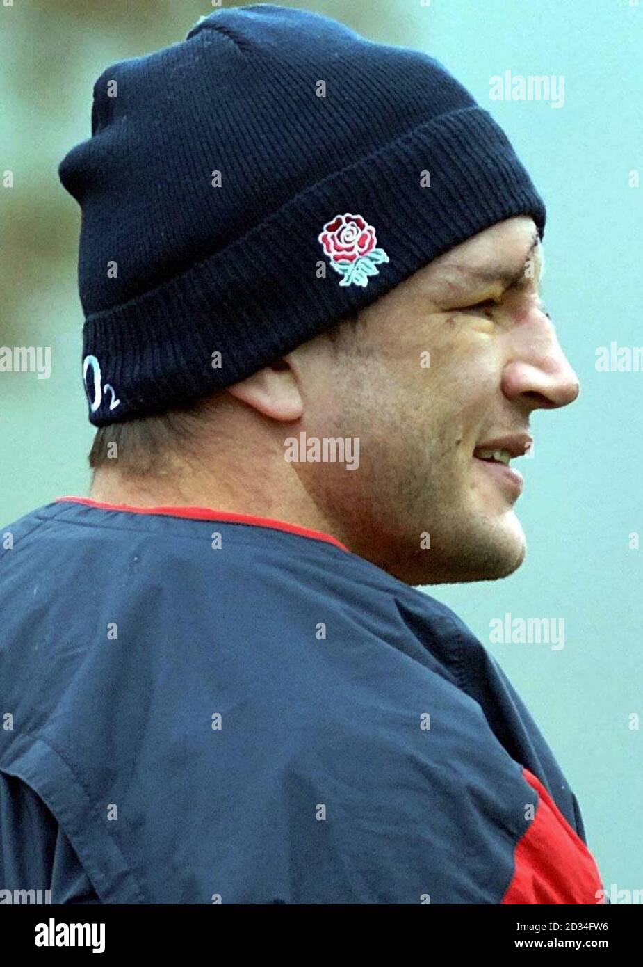 Martin Corry in Inghilterra arriva per una sessione di allenamento a Pennyhill Park, Bagshot, mercoledì 23 novembre 2005, in vista della loro partita internazionale contro Samoa a Twickenham sabato. PREMERE ASSOCIAZIONE foto. Il credito fotografico dovrebbe essere: Sean Dempsey/PA. Foto Stock