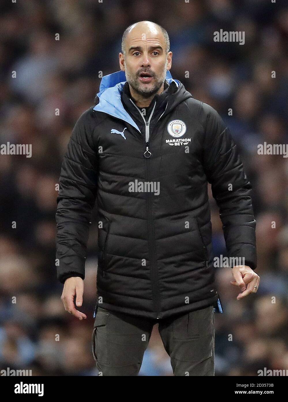 Manchester City manager Pep Guardiola Foto Stock