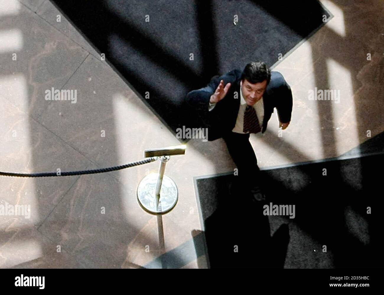 Il Ministro delle Finanze Brian Lenihan è giunto oggi a una conferenza stampa negli edifici del Tesoro di Dublino per il rapporto annuale 2009 dell'Agenzia nazionale per la gestione del Tesoro. Foto Stock