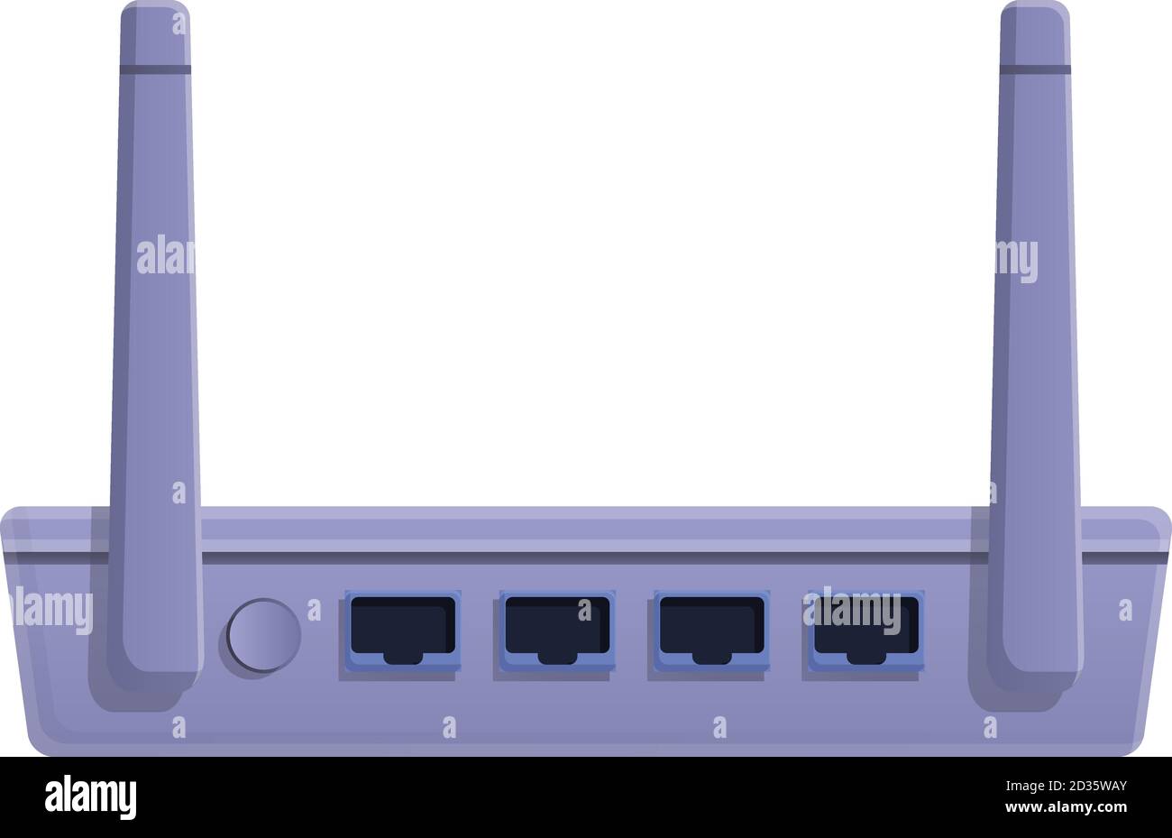 Icona della porta lan del modem WiFi. Cartoon del modem wifi icona vettore  porta lan per web design isolato su sfondo bianco Immagine e Vettoriale -  Alamy