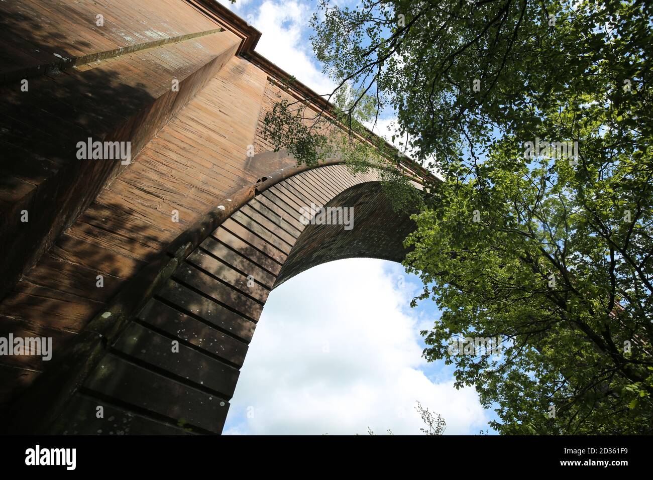 Ballochmyle, Ayrshire, 20 maggio 2019 Ballochmyle Gorge & Bridge il Viadotto di Ballochmyle è il viadotto ferroviario più alto esistente in Gran Bretagna. Foto Stock