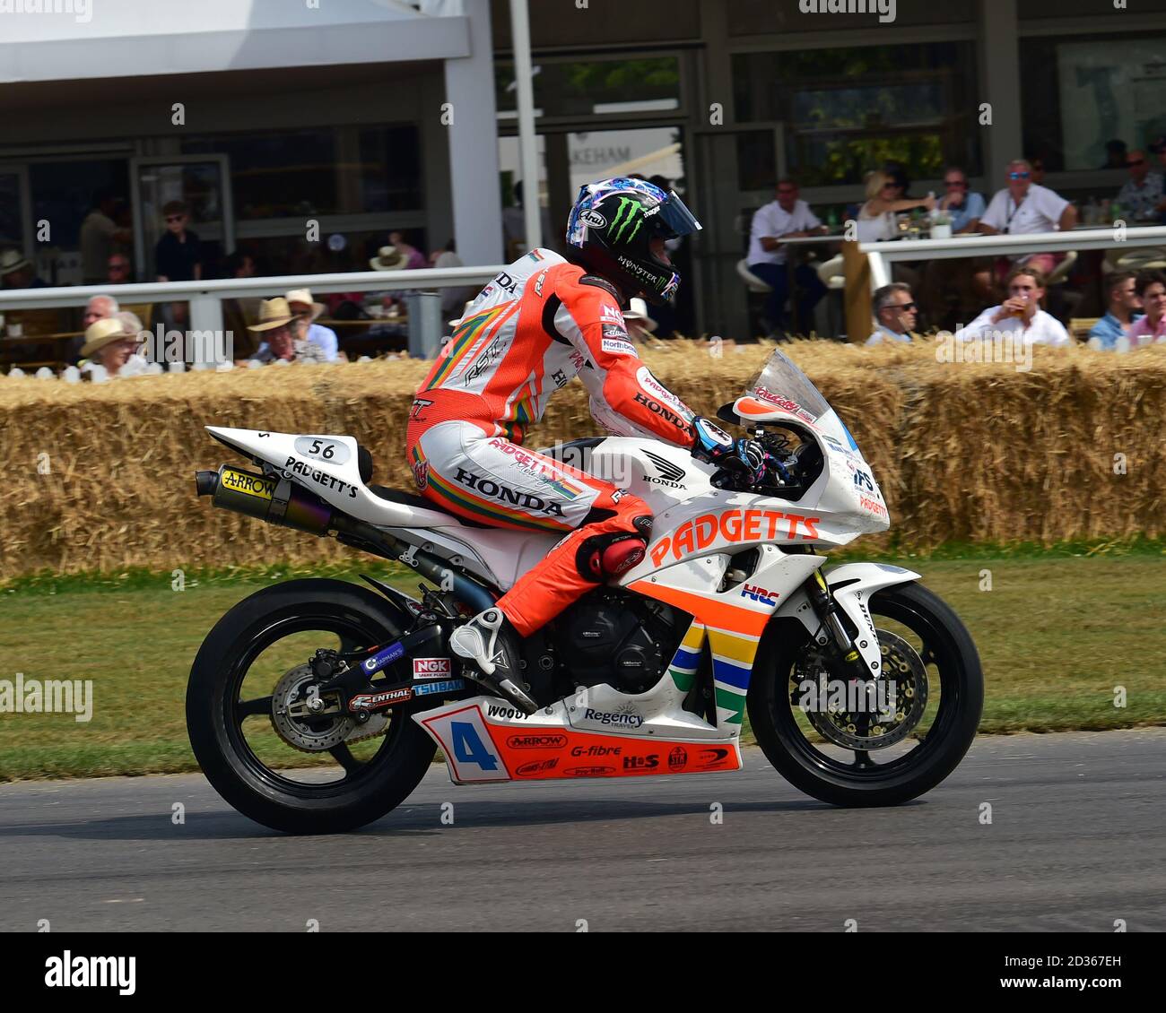 Ian Hutchinson, Honda CBR1000RR, motociclette da corsa classiche, Goodwood Festival of Speed, Speed Kings, Motorsport's Record Breakers, Goodwood, luglio 201 Foto Stock