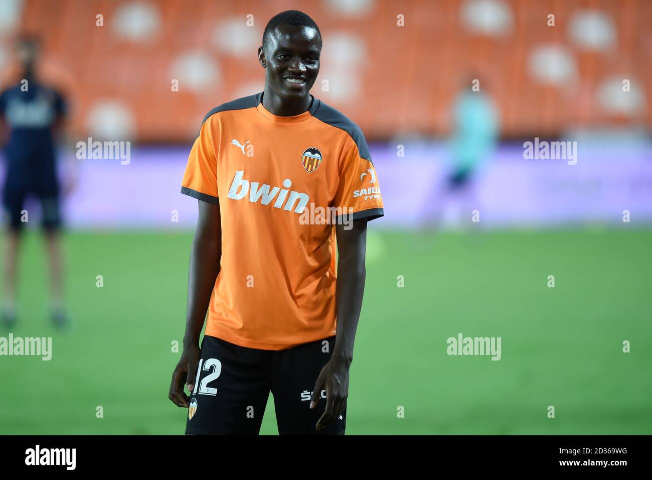 Valencia, Spagna. 13 Settembre 2020. MOUCTAR DIAKHABY DI VALENCIA CF durante la partita la Liga tra Valencia CF e Levante UD disputata allo stadio Mestalla il 13 settembre 2020 a Valencia, Spagna. (Foto di PRESSINPHOTO) Credit: Pro Shots/Alamy Live News Foto Stock