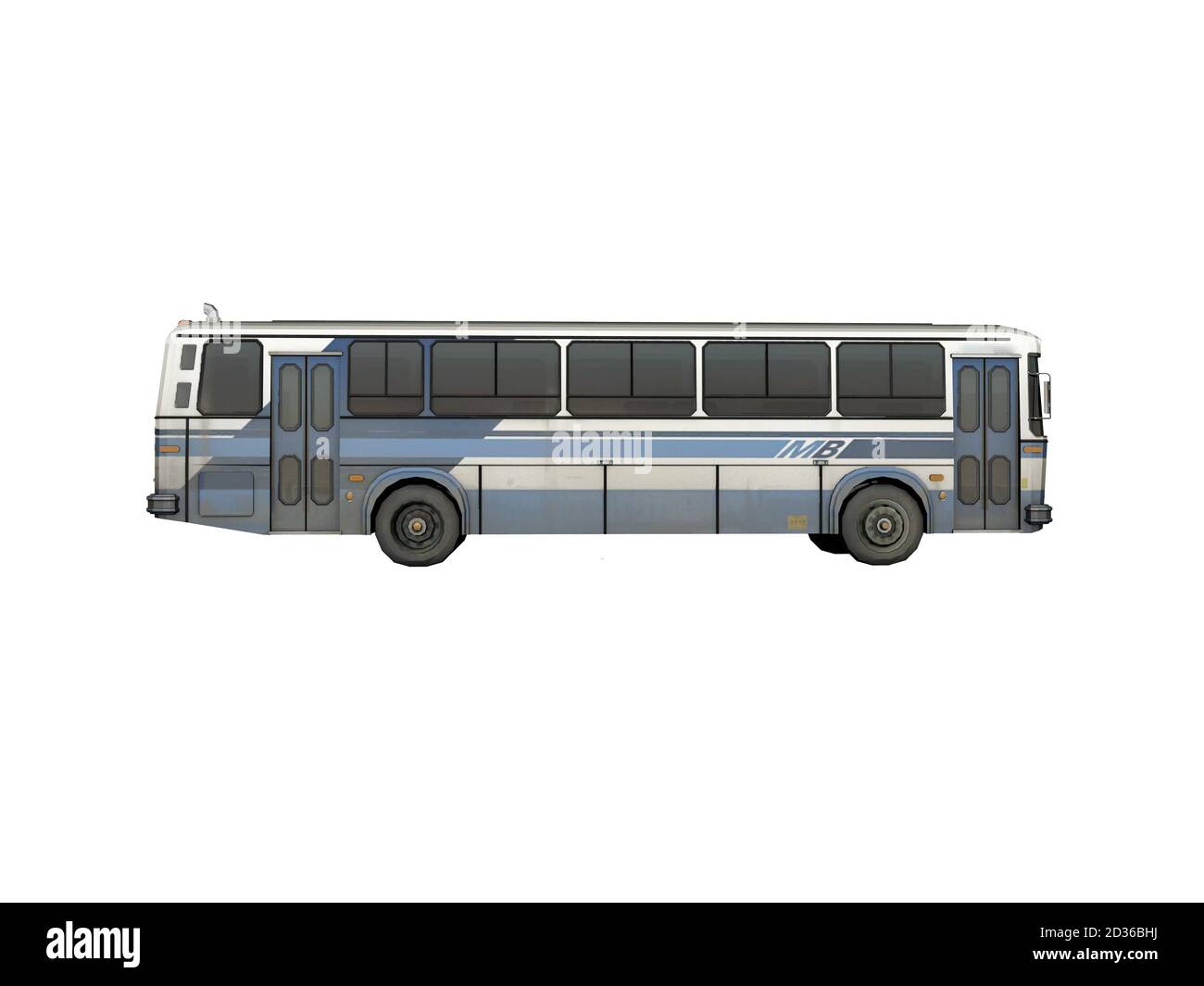 vecchio pullman per il trasporto Foto Stock