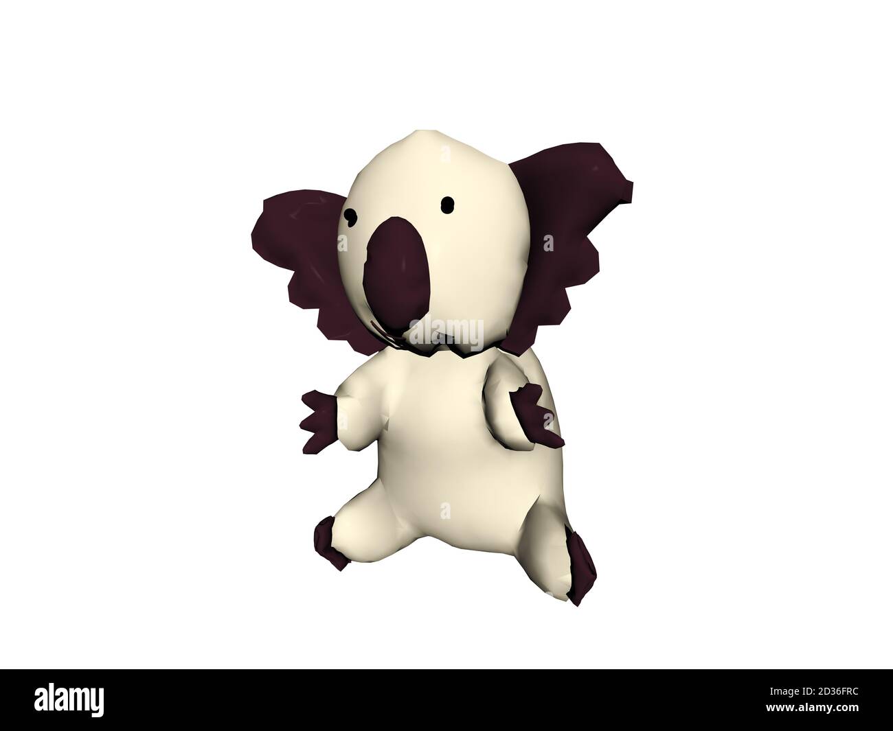 Giocattolo coccoloso come un koala nella stanza dei bambini Foto Stock