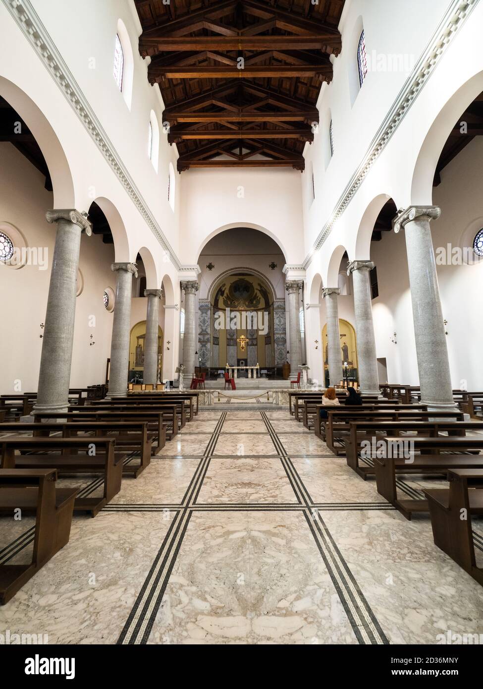 Chiesa benedettina di Sant'Anselmo all'Aventino - Roma, Italia Foto Stock