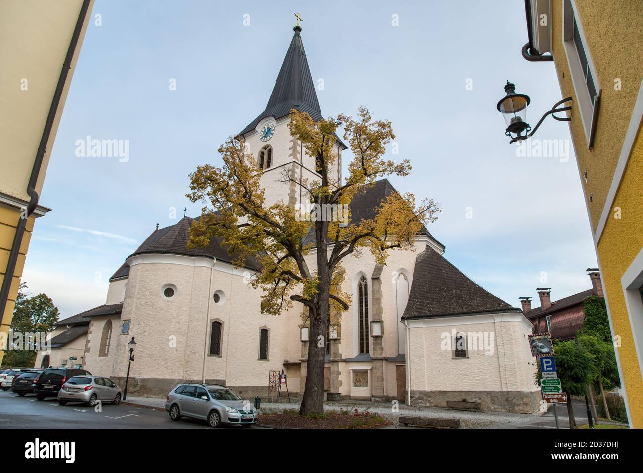 Chiesa parrocchiale, Pfarrkirche Hll. Peter und Paul, Weitra, Waldviertel, Austria Foto Stock