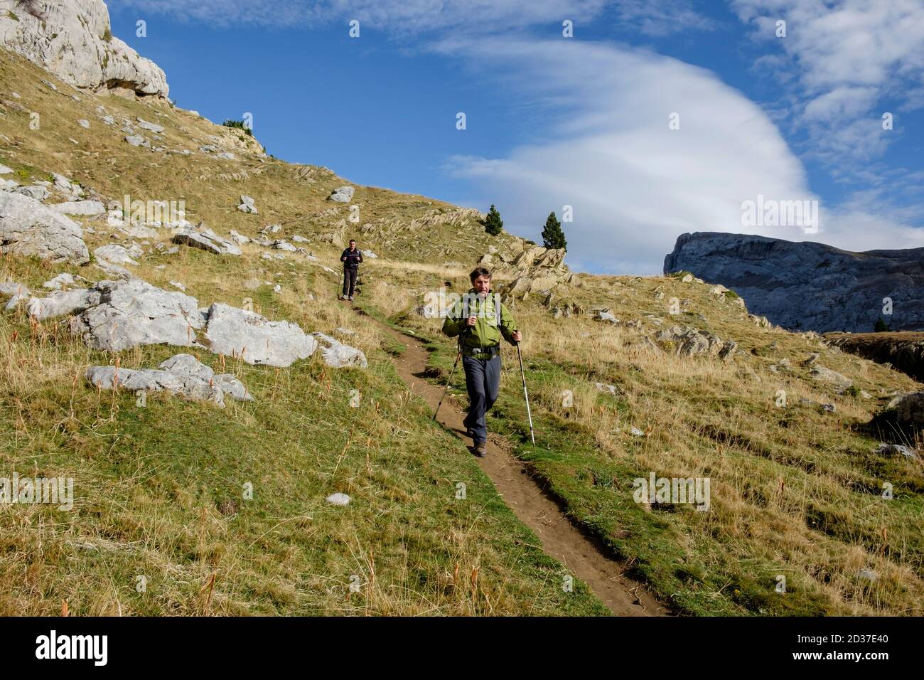 Parque natural de los Valles Occidentales, Huesca, Cordillera de los pirineos, Spagna, Europa Foto Stock