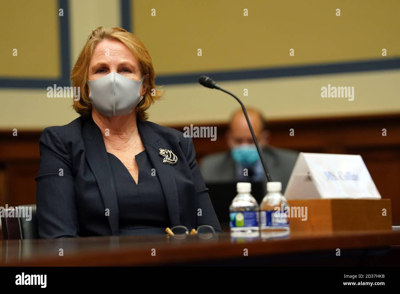 Erin M. Collins, Avvocata dei contribuenti nazionali per il Servizio degli Avvocati dei contribuenti, si presenta alla Camera Committee on Oversight and Reform per discutere il ruolo del Servizio delle Entrate interne durante la pandemia del 7 ottobre 2020 a Washington, DC Credit: Toni L. Sandys/Pool via CNP | Usage Worldwide Foto Stock