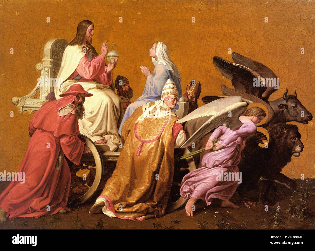 Fuhrich Joseph Ritter von - il Trionfo di Cristo - Scuola Repubblica Ceca e Slovacchia - 19 ° secolo Foto Stock