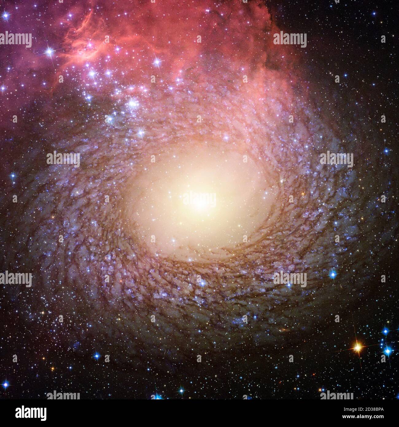 Nebulosa una nube interstellare di polvere stellare. Elementi di questa immagine forniti dalla NASA. Foto Stock