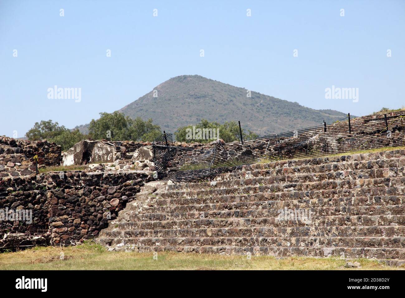 Teotihuacan, zona archeologica in Messico. Foto Stock