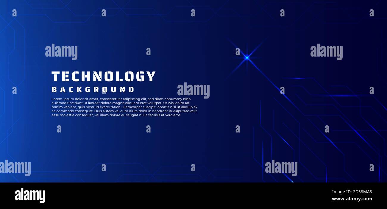 Tecnologia flusso dati linea di sfondo e concetto di luce luminescente. Illustrazione vettoriale. Illustrazione Vettoriale