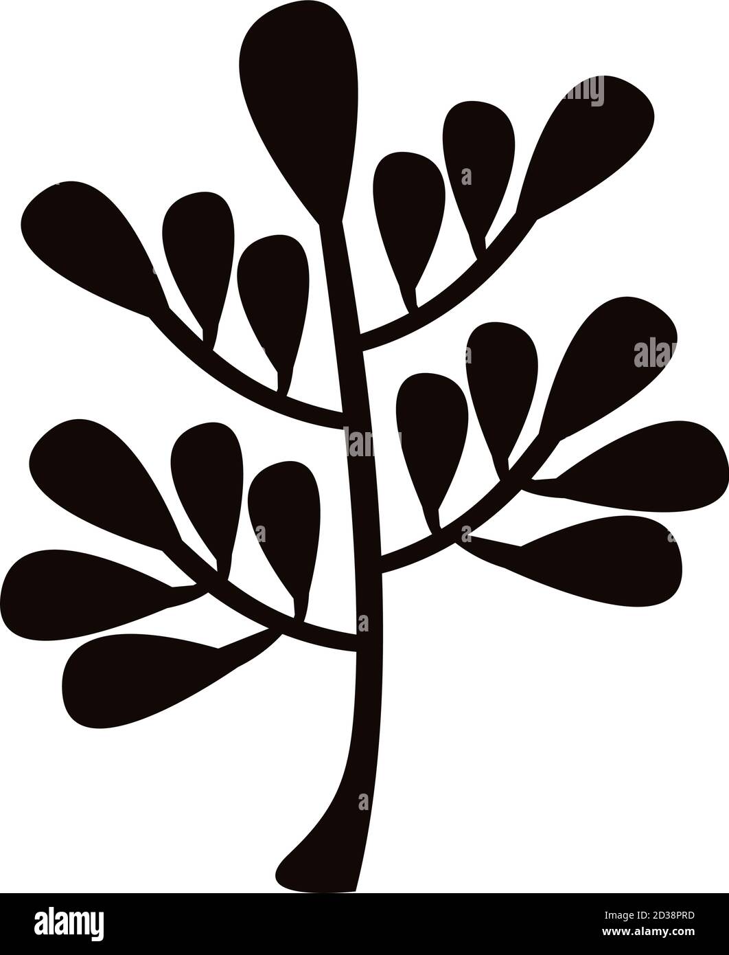 immagine vettoriale con icona di stile silhouette con pinnate automatico Illustrazione Vettoriale