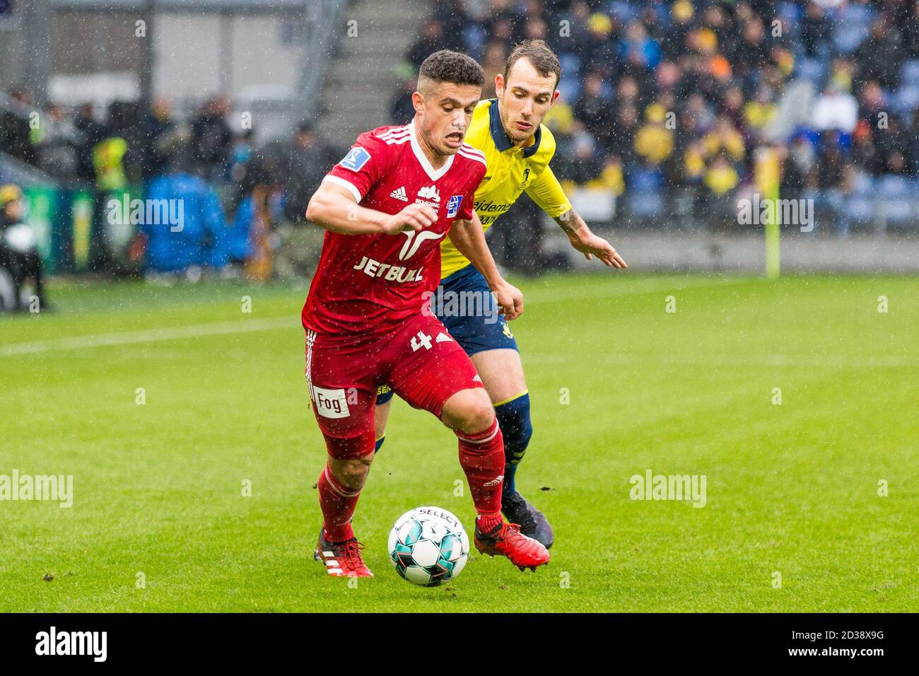 Brondby, Danimarca. 01 marzo 2020. Patrick da Silva (4) di Lyngby Boldklub visto durante la partita 3F Superliga tra Broendby IF e Lyngby Boldklub al Brondby Stadium. (Photo credit: Gonzales Photo - Thomas Rasmussen). Foto Stock