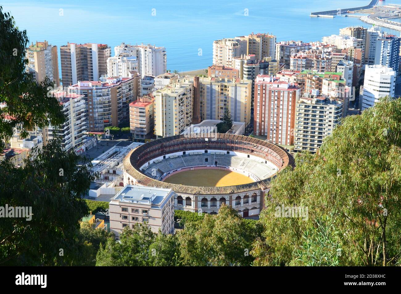 Spagna, Malaga, questa città di Andalusia ha molti monumenti, un teatro romano, le arene e la casa natale di Pablo Picasso. Foto Stock