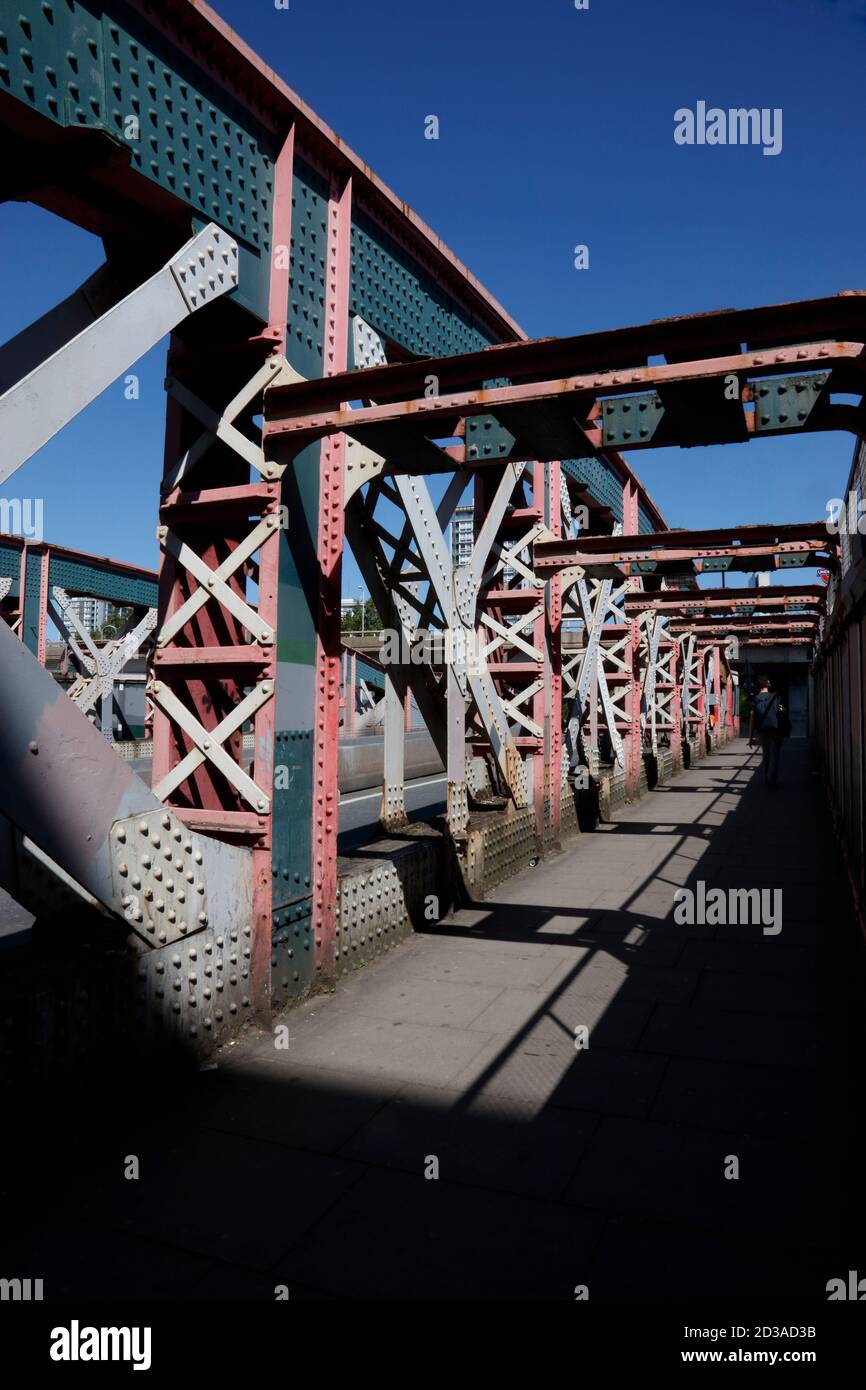 Lord Hills Bridge a Westbourne Green, Paddington, Londra, Regno Unito Foto Stock