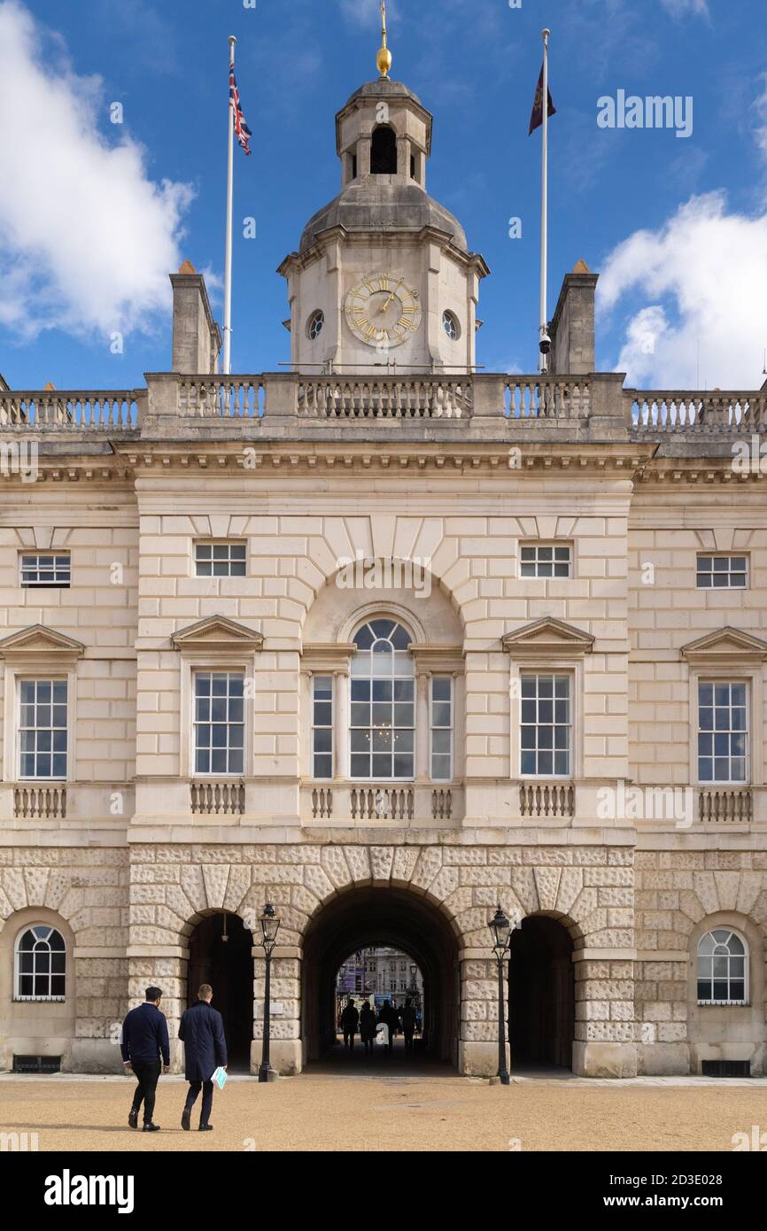 Il Museo della Cavalleria domestica, Whitehall Foto Stock