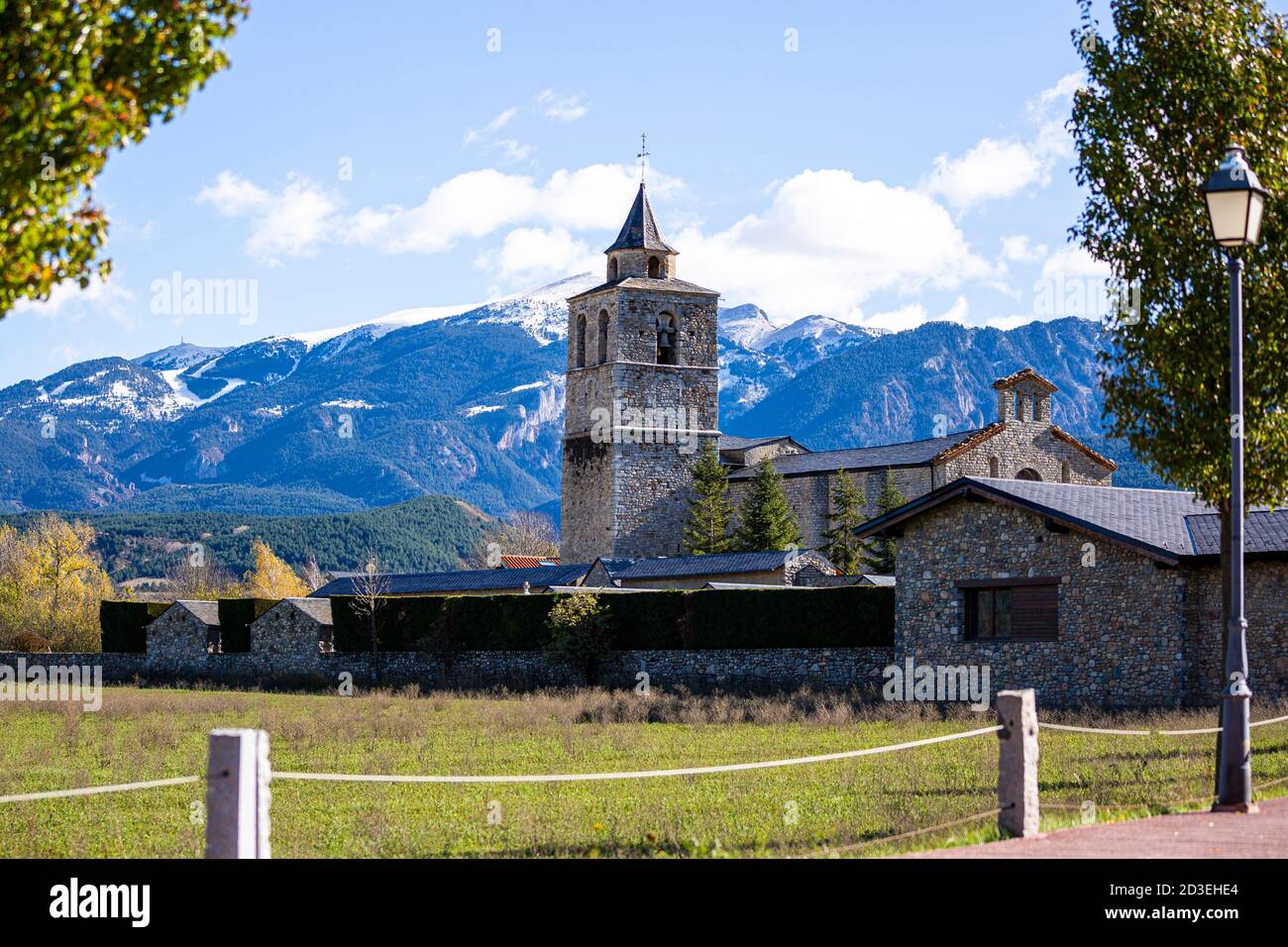 Chiesa di Tallo, Cerdanya. Foto Stock