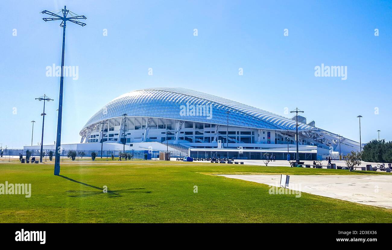 Parco Olimpico di Sochi. Stadio Olimpico di Fisht. Russia Foto Stock