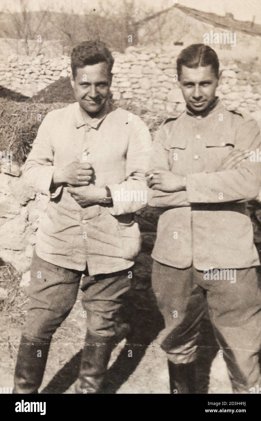 Soldati tedeschi durante la seconda guerra mondiale Foto Stock
